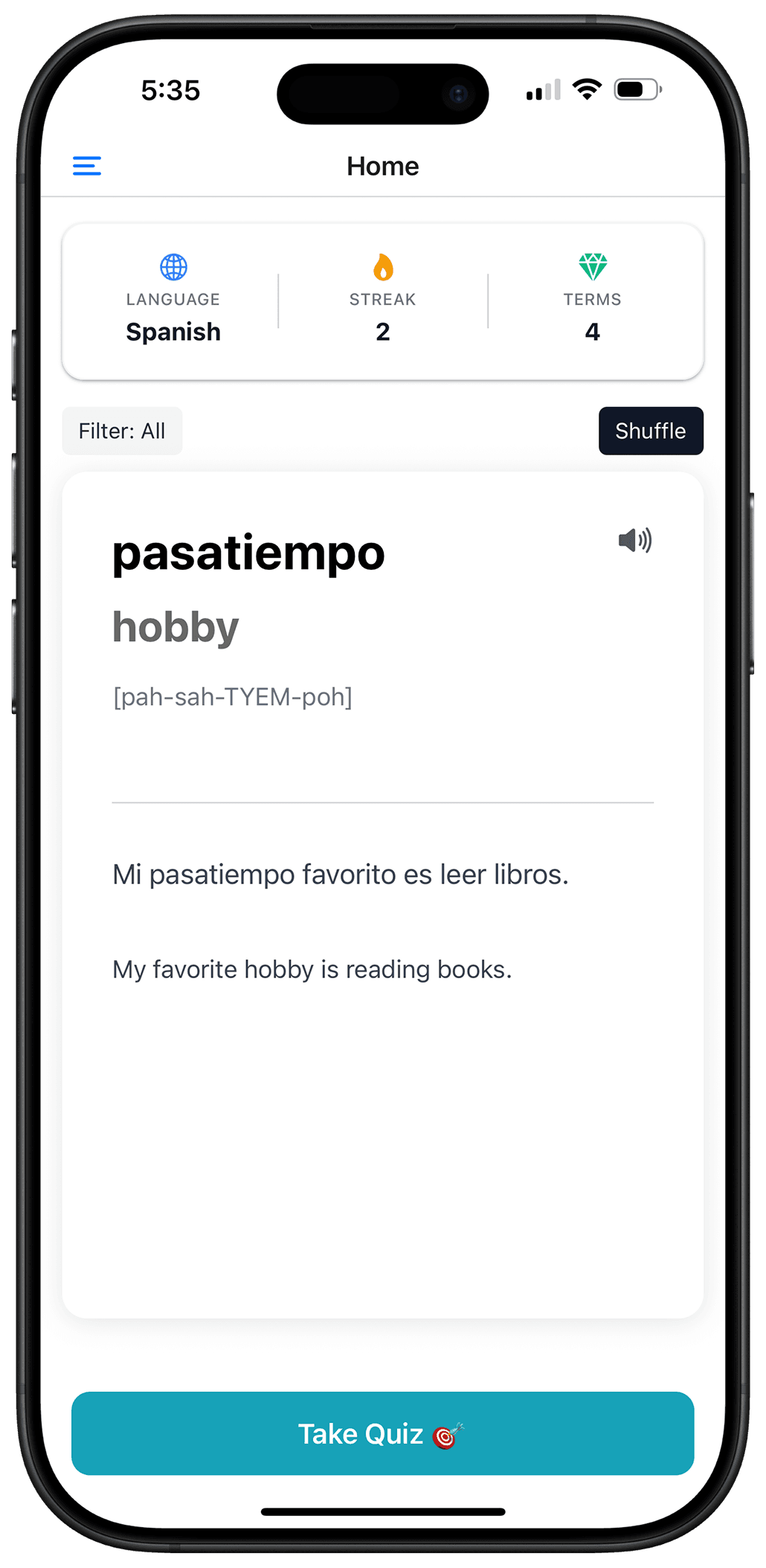 Homeword: Word Streaks screenshot