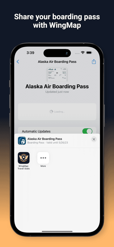 WingMap: Flight Stats screenshot