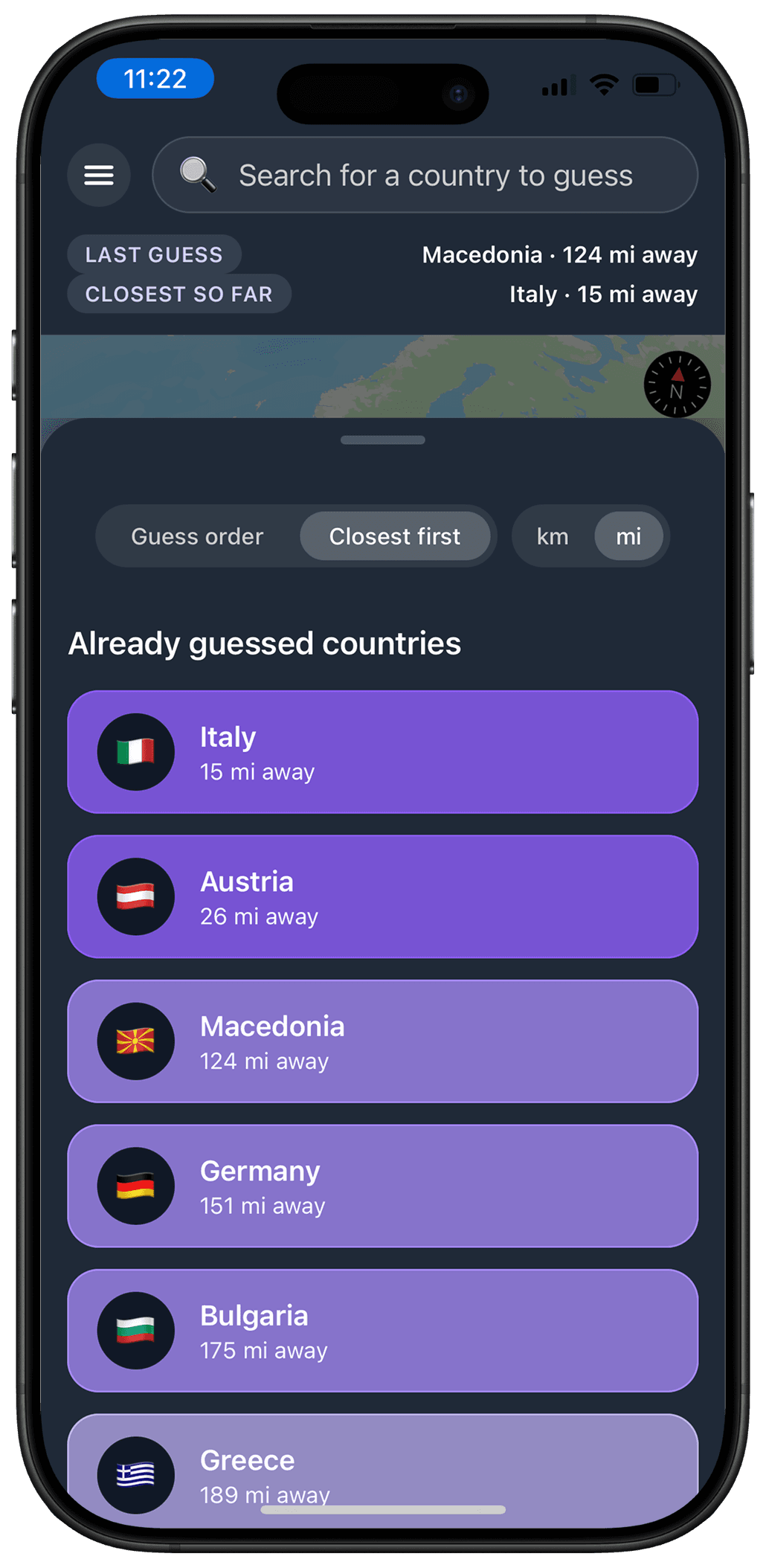 PocketGlobe screenshot