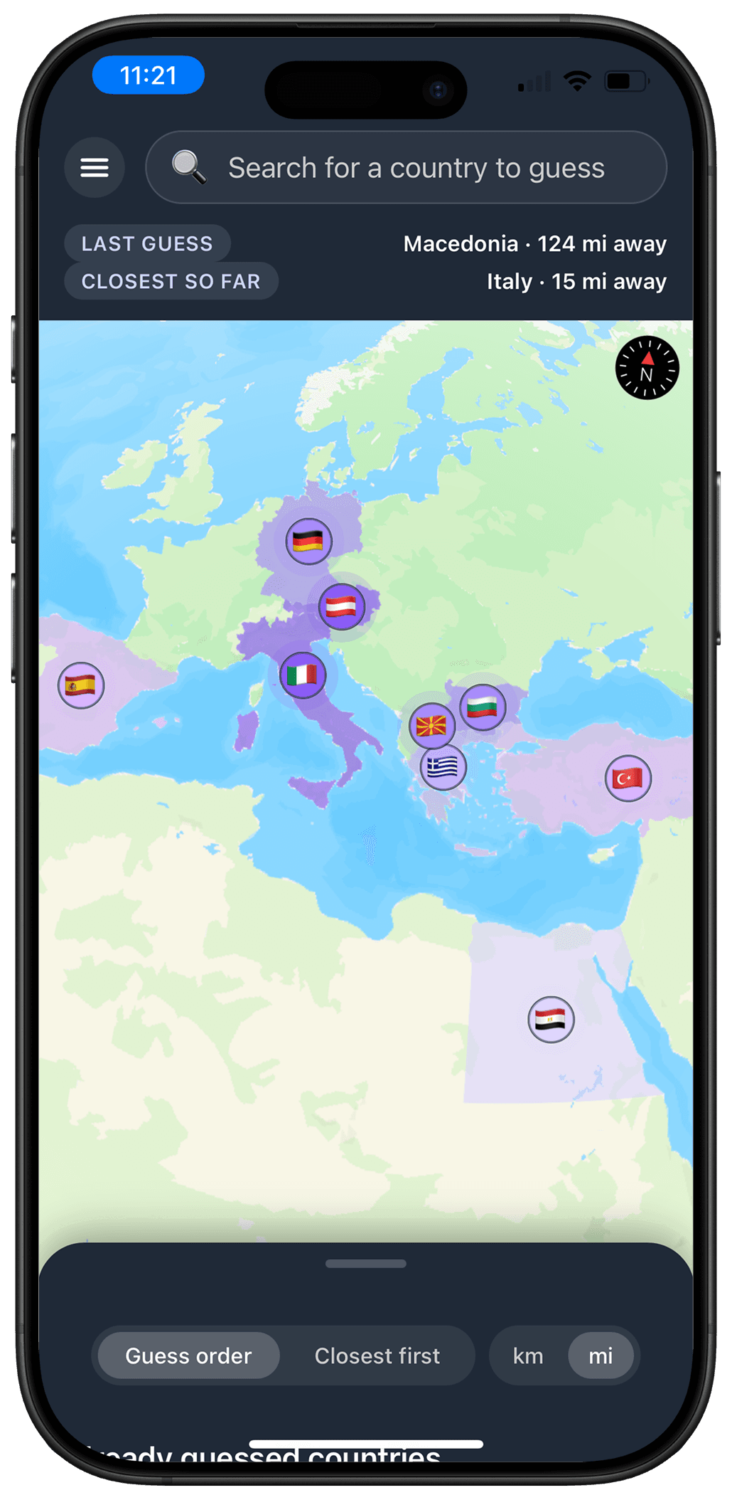 PocketGlobe screenshot