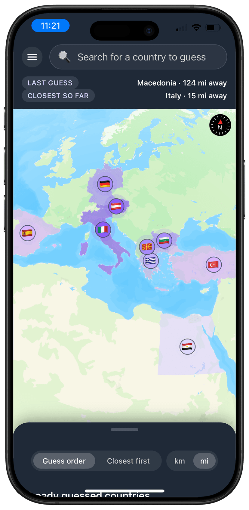 PocketGlobe screenshot