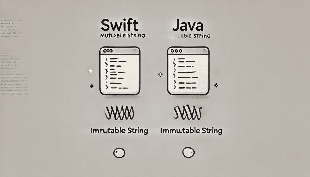 A brief comparison of Swift Strings versus Java Strings.